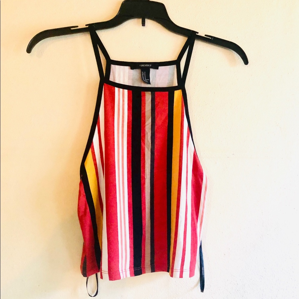 Striped Crop Cami